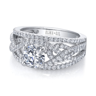 Elma Gil Engagement Ring DR-349 Elma Gil Engagement Ring DR-349