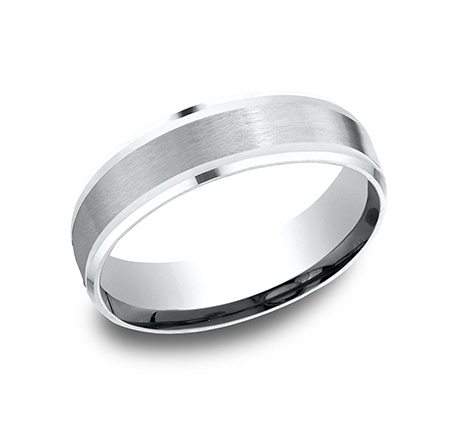 Classic Gold Bevel Edge Wedding Band - Jensen Jewelers