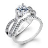 Delicate Interwoven Engagement Ring - Image 2