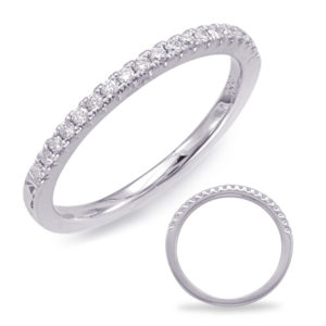 19 Stone Classic Round Diamond Wedding Band