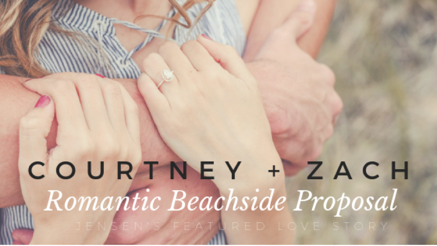 Courtney and Zach's Romantic Beachside Proposal