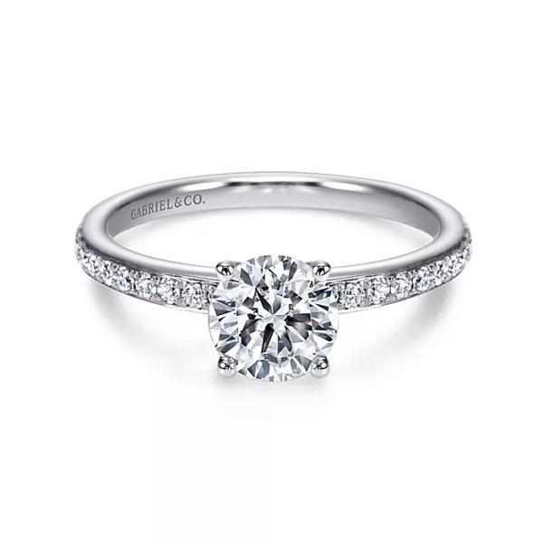 White Gold Solitaire Engagement Ring