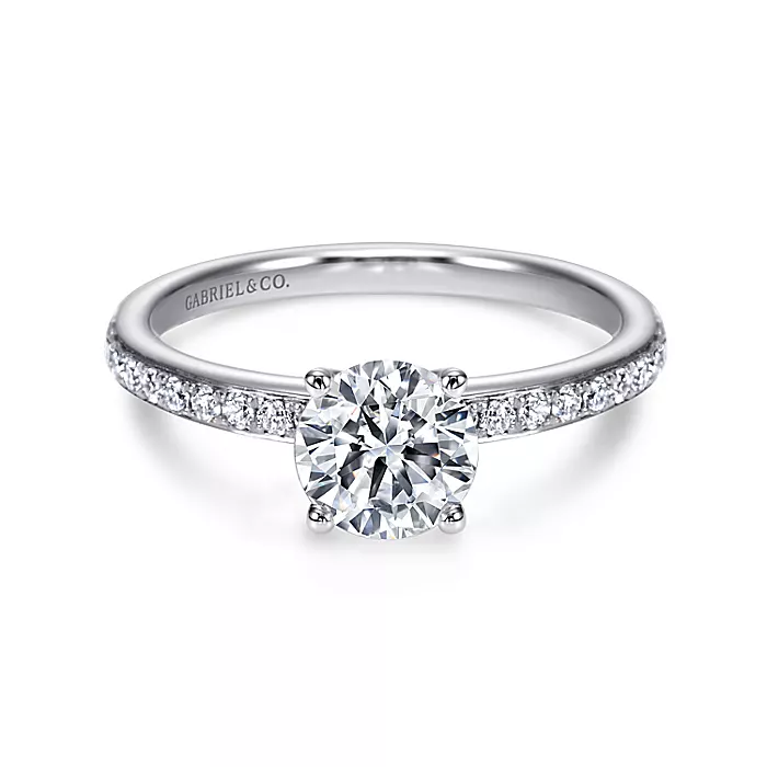 White Gold Solitaire Engagement Ring - Jensen Jewelers, Grand Rapids #1 ...