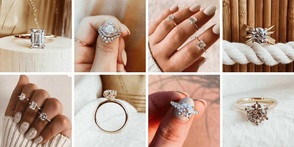 Explore diamond rings in all styles