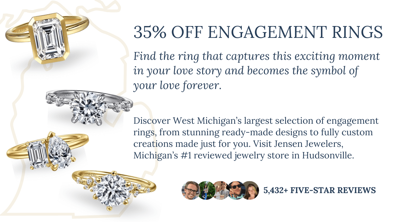 largest selection of engagement rings in West Michigan 